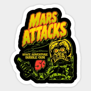 Mars Attacks Bubble Gum (1962) Sticker